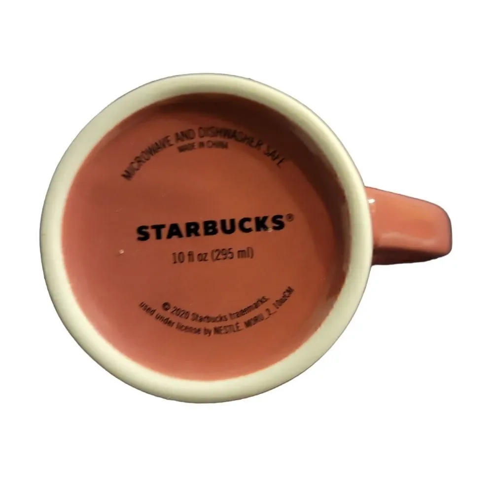 Starbucks pink floral Coffee cup 2020.  ^